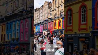 Edinburgh Fringe Festival on Opening Weekend 2024 edinburgh fringefestival walkingtour [upl. by Irby]