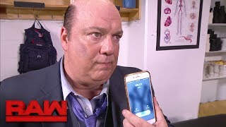 Paul Heyman advises Brock Lesnar to return to Raw Raw June 5 2017 [upl. by Caralie416]