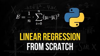 Linear Regression From Scratch in Python Mathematical [upl. by Halilak]