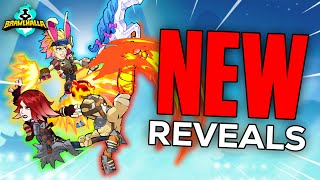 Brawlhallas NEW Crossover ALL REVEALS Skins Sigs Weapons [upl. by Aleekahs]