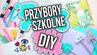 DIY przybory do szkoły 🌸 ✏📚 piórnik zeszyty ołówki 💙BACK TO SCHOOL [upl. by Ryann]