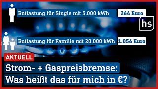 Wir rechnen nach Was bedeutet die Entlastung konkret Gas und Strom  hessenschau [upl. by Agretha489]