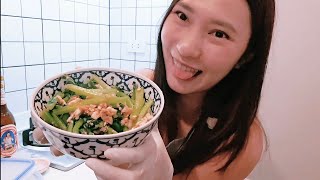 ASMR LATEX GLOVES COOKING DAY 🍳 Pad Kaphrao Moo Saap 🐖🐷  No Talking   RAINIE ASMR [upl. by Freyah]