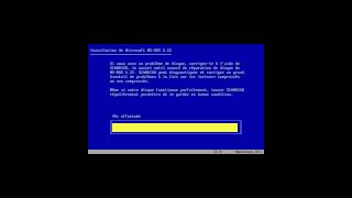 HD Installer MSDOS 622  Windows 31 Avec liensWith Download Link [upl. by Erde468]