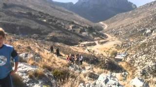 WALKING TO THE PROFITIS ILIAS MOUNTAIN TOP IN KALYMNOS [upl. by Ansell]