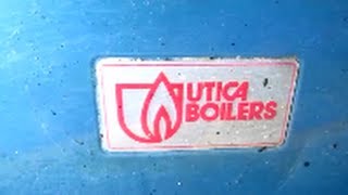 utica boiler cleaningbeckett burnergarber oil filter [upl. by Tammany513]