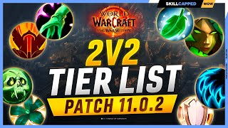 BEST 2v2 COMPS for EVERY CLASS in THE WAR WITHIN PvP  TWW TIER LIST [upl. by Sholem]