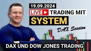 Mit 1000€ zum beruflichen Börsenhandel mit Florian Kasischke  DAX Livetrading  19092024 [upl. by Corron295]