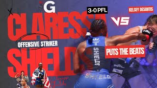 Claressa Shields vs Kelsy DeSaints Full Fight Breakdown Highlights PFL claressashields mma ufc [upl. by Nirot]