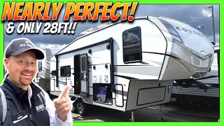 BEST New Compact Couples Fifth Wheel 2023 Cougar 23MLE [upl. by Trauner]