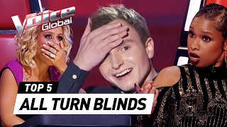 The Voice  Best ALL TURN Blind Auditions worldwide PART 3 [upl. by Brad172]