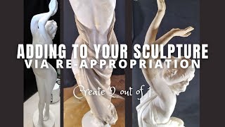 ADDING TO YOUR SCULPTURE Recreate Statuettes through reappropriation from one figurine assemblage [upl. by Pontius315]