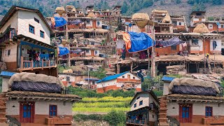 This is Himalayan Vallage Life  Nepali Mountain Village Lifestyle  Rural Nepal  NOMAD ASMR [upl. by Eckblad]