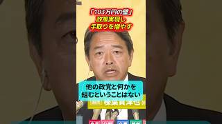 国民民主党は“103万円の壁”など政策実現し手取りを増やす 衆院選2024 衆議院議員選挙 榛葉賀津也 shorts [upl. by Marchall]