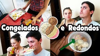 24 horas COMENDO SÓ comidas CONGELADAS e REDONDAS [upl. by Mahmoud63]