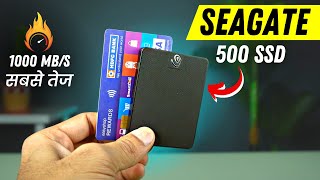 Seagate Expansion SSD 500GB Review  Best External Hard Drive in India   Hindi [upl. by Aixela]