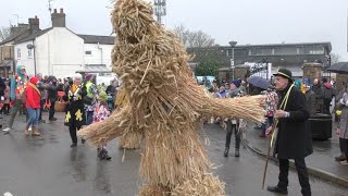 Whittlesea Straw Bear Festival 2023  Procession [upl. by Avonasac]