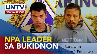 Notorious leader ng NPA nahuli sa Bukidnon [upl. by Willis107]