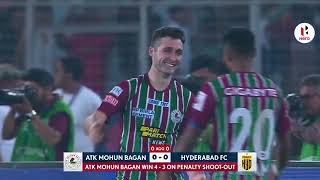 ATK Mohun Bagan beat Hyderabad FC 43 on penalties  SemiFinal 2 2nd Leg Hero ISL 202223 Playoffs [upl. by Ari]