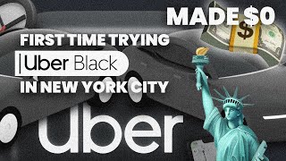 First time driving uber black in NYC [upl. by Naujyt]