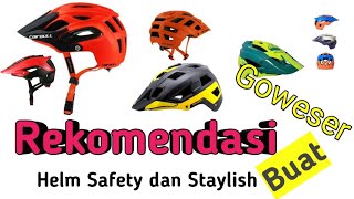 Rekomendasi 9 Helm Sepeda MTB Terbaik Safety dan Staylish Buat Para Goweser Pemula dibawah 400rb [upl. by Narcis]