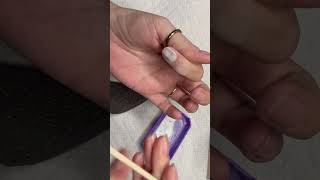 Marble Nails With NO GEL nails nailart naildesign dippowder [upl. by Suinotna]