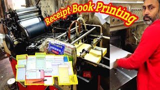 Receipt Book Printing Process Bill Book Print Invoice Book Printing Offset Printing Machine [upl. by Aurora263]