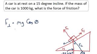 NET FORCE  Inclined Planes Practice Problems [upl. by Norag]