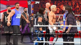 WWE 2K24 My Rise  Smackdown Invades Monday Night RAW 11 [upl. by Ahselaf]