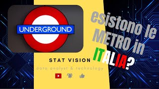 Esistono le METRO 🚉 in ITALIA 🇮🇹  SI dove tipo e dimensioni [upl. by Leafar]