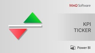 KPI Ticker by MAQ Software  Power BI Visual Introduction [upl. by Ingram870]