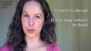 How to Pronounce Can vs Cant  American English Accent [upl. by Nayllij]