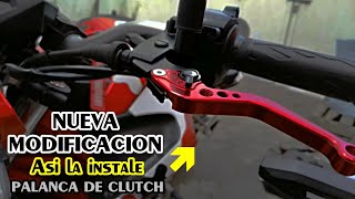 Nuevas palancas Deportivas de Posiciones para mi ITALIKA VORTX 200  Parte 1  Palanca de Clutch [upl. by Streetman]