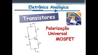 Polarização por divisor de tensão de MOSFET  Polarização Universal  Transistores 07 [upl. by Burhans]