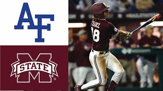 Air Force vs Mississippi State Baseball Highlights  College Baseball Highlights 2024 [upl. by Eidnew317]