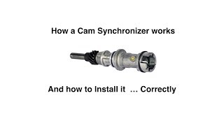 How a Cam Synchronizer Works [upl. by Abrahan]