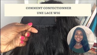 Comment Confectionner une lace wig  English Subtitles [upl. by Ha]