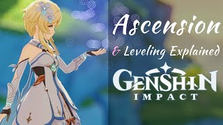 Genshin Impact How to Level and Ascend Characters  Weapons  Talent Leveling Explained [upl. by Nebuer935]