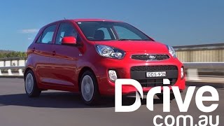 2016 Kia Picanto First Drive Review  Drivecomau [upl. by Enawyd912]