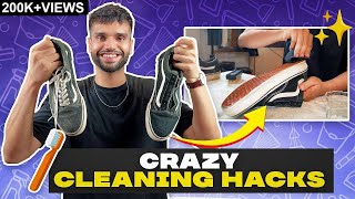 How to clean sneakers by hand  Cleanipedia [upl. by Gladine]