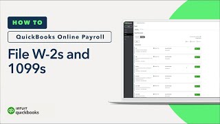 How to file W2s and 1099s in QuickBooks Online Payroll [upl. by Warford]