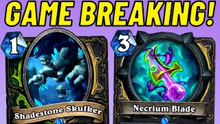 Shadestone Skulker Literally BREAKS Hearthstone NEW Mini Set is HERE [upl. by Adok]