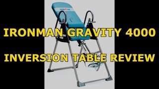 Ironman 4000 Inversion Table Review amp Assembly Tips Best Budget vs Exercises How To Assemble [upl. by Tine]