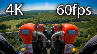 Intimidator 305 back seat onride 4K POV 60fps Kings Dominion [upl. by Eiro]