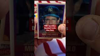 1989 Sportflics Baseball Cards Wax Pack Rip baseball sportscards baseballcards [upl. by Anayad]