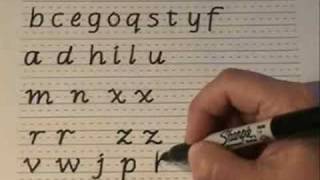 Italics Handwriting for ChildrenPart 2A Cursive [upl. by Naitsirhc414]