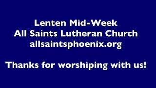 MidWeek Lenten  March 13 2024 [upl. by Xella]