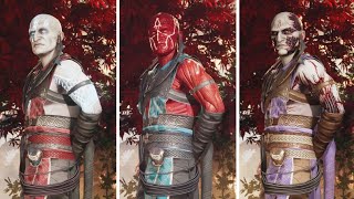 Mortal Kombat 1 All Quan Chi Skins Gear and Mastery Unlocks Showcase MAX RANK 20 [upl. by Mehitable771]