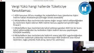 KDV İadesi Bilgilendirme Seminerimiz [upl. by Nagel]