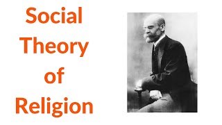 Emile Durkheim Social Theory of Religion in Hindi  Sociology [upl. by Homovec]